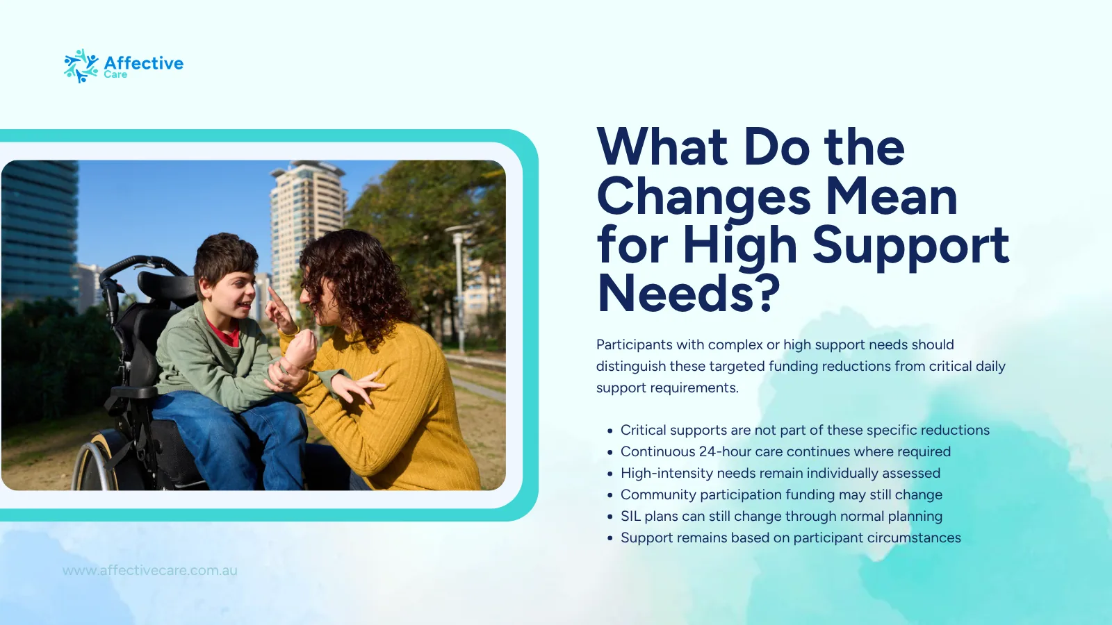 What the 2026 NDIS funding changes mean for participants with high support needs and 24-hour care