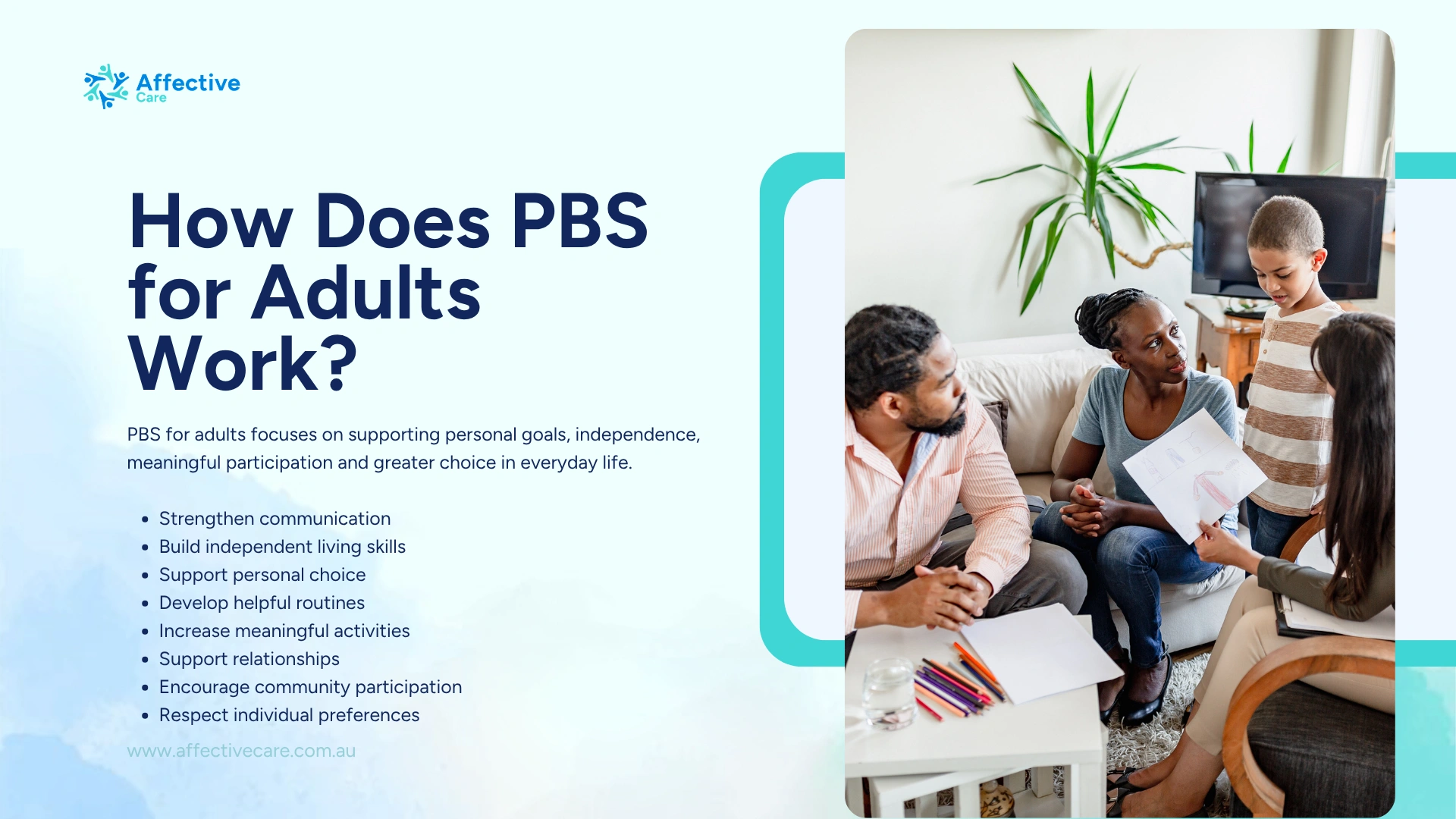 How does PBS for adults work