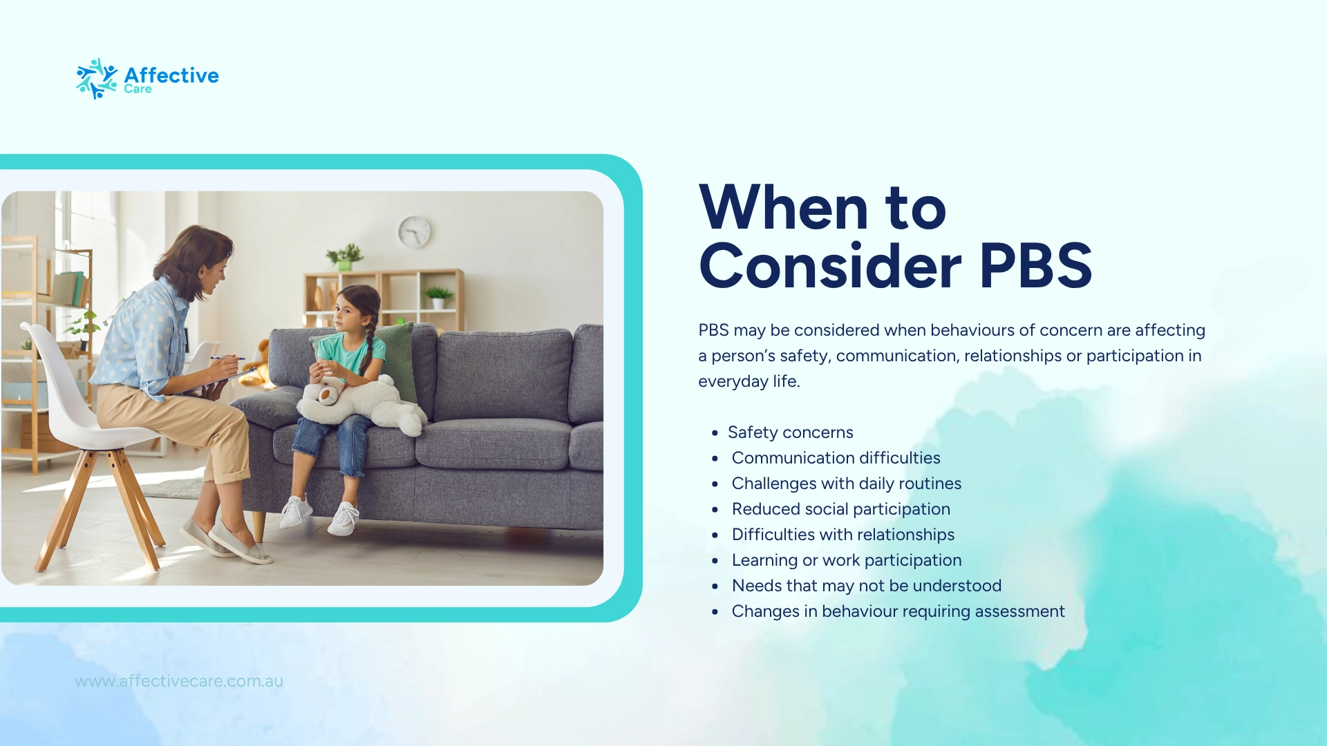 when to consider PBS
