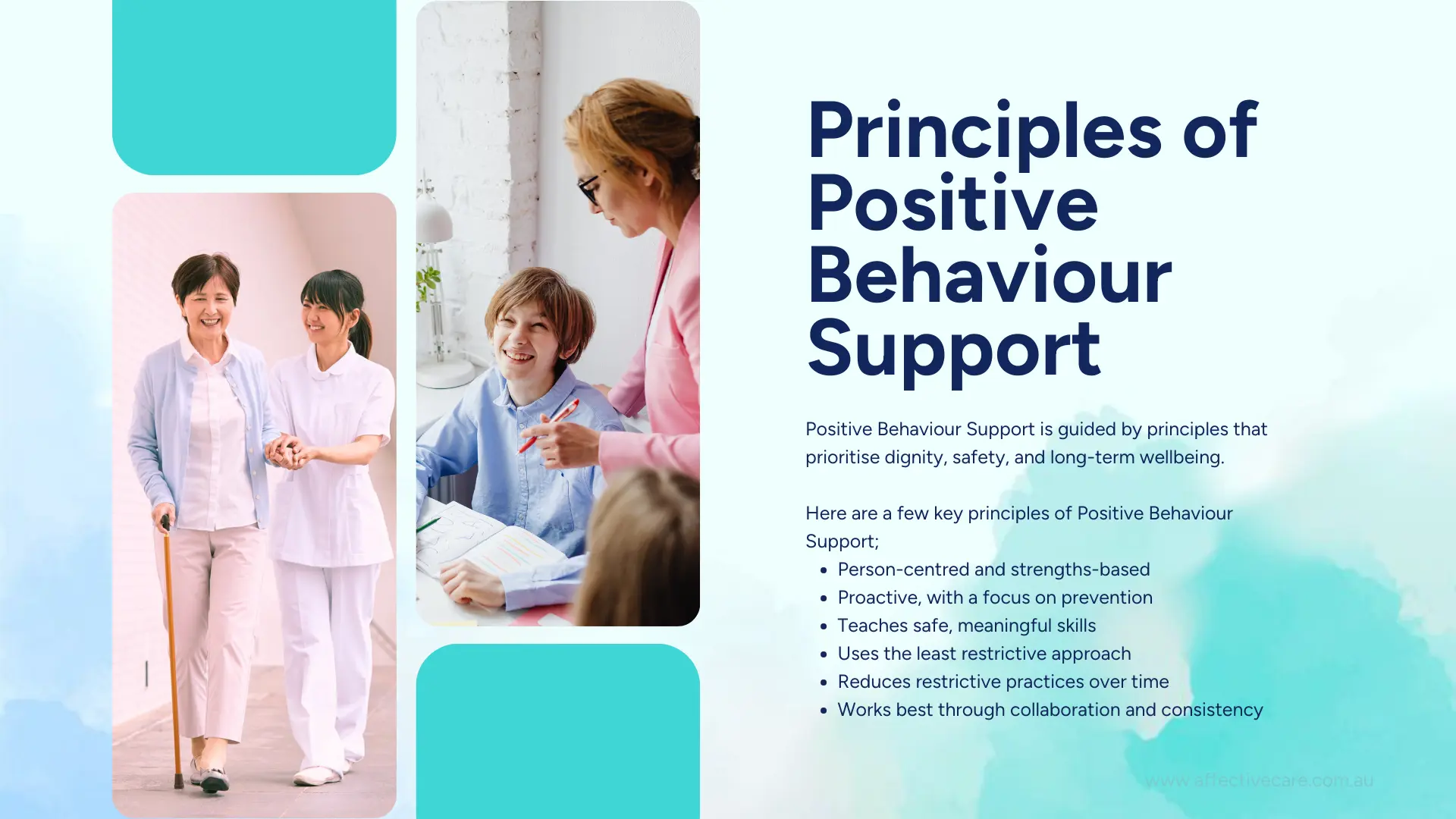 Principles of Positive Behaviour Support