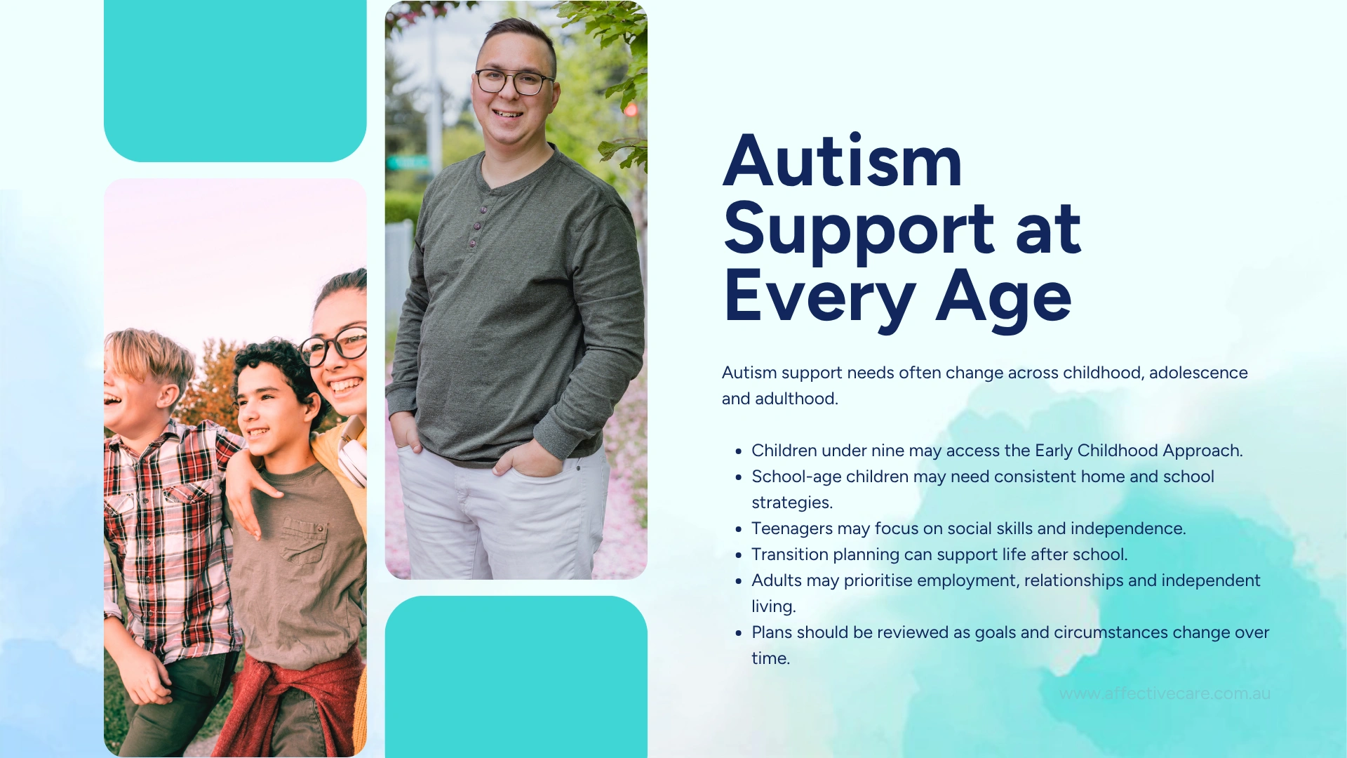 Autism support at every age