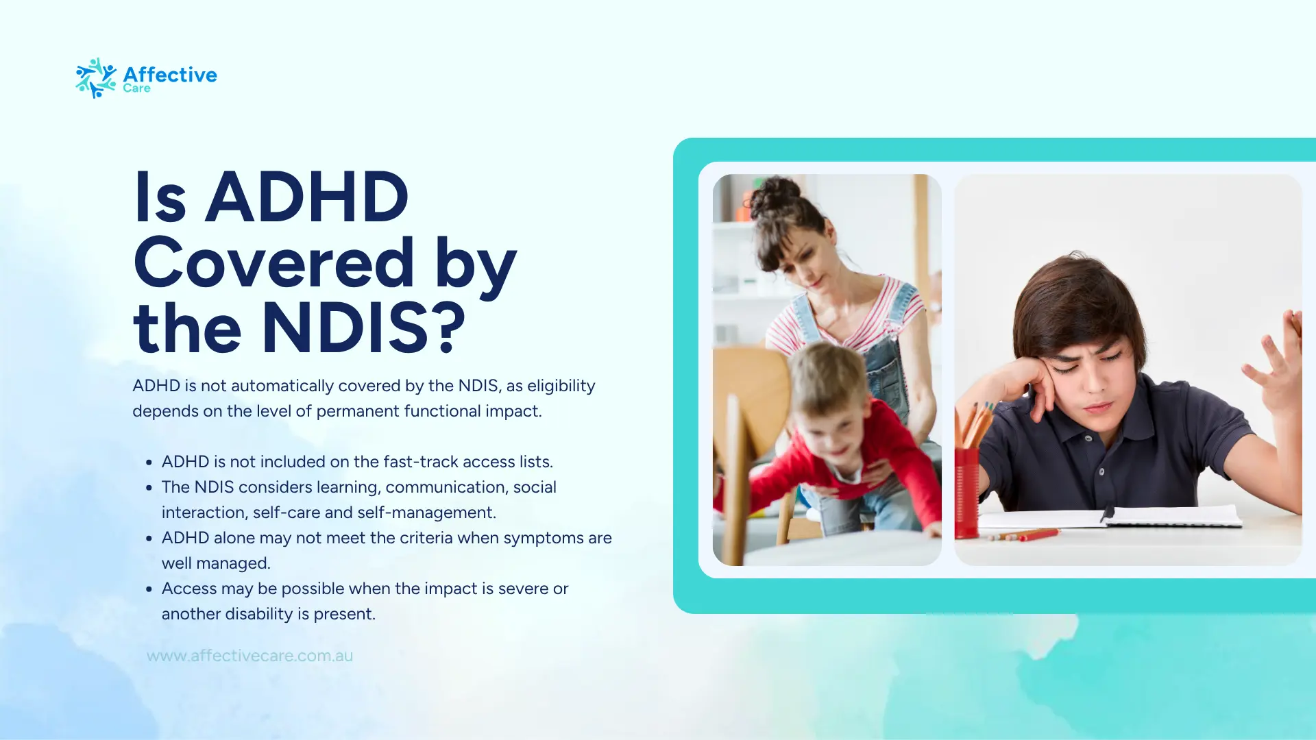 Is ADHD covered by NDIS