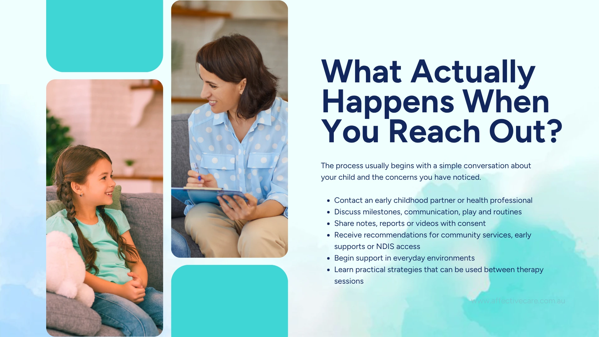 What actually happens when you reach out